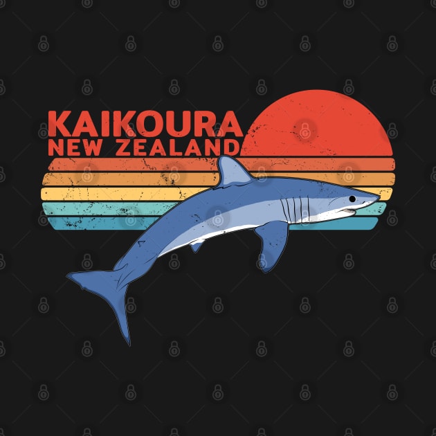 Kaikoura New Zealand Mako Shark by NicGrayTees