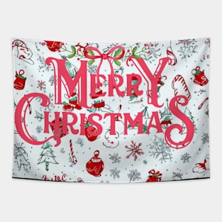 Merry Christmas Design 02 Tapestry