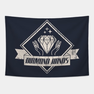 Diamond Hands Stonk Market GME Distressed Tapestry