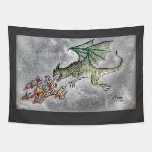 Fire-breathing dragon Tapestry