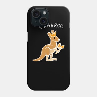 Kingaroo Kangaroo (White) Phone Case