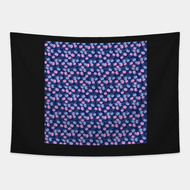 Floral Party Pattern Tapestry by kelnan