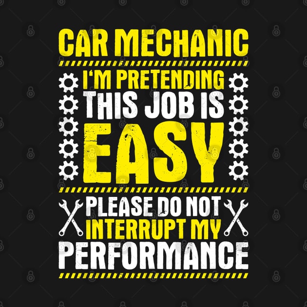 Car Mechanic Auto Mechanic Motor Mechanic by Krautshirts