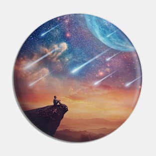 Meteor Shower Pin