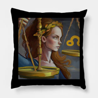 Libra Zodiac Pillow