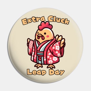 Leap day chicken Pin