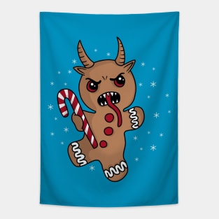 Gingerbread Krampus Tapestry