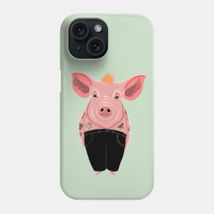 Cool Pig with Tattoos Phone Case