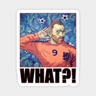 Football Art - Van Gogh - Starry Night - WHAT?! (ALTERNATE) Magnet
