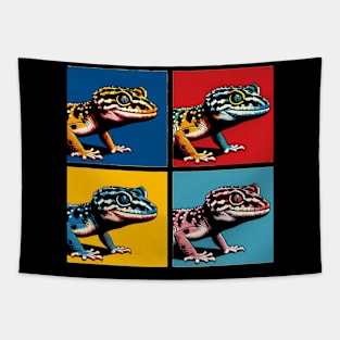 Chinese Cave Gecko Pop Art - Cool Lizard Tapestry