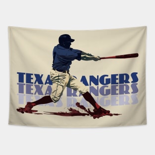 Retro Texas Rangers Slugger Tapestry