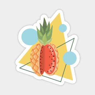 Colorful Pineapple Magnet