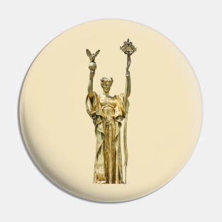 Chicago's Golden Lady Pin