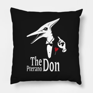 The Pterano Don. Dinosaur Pun. Pillow