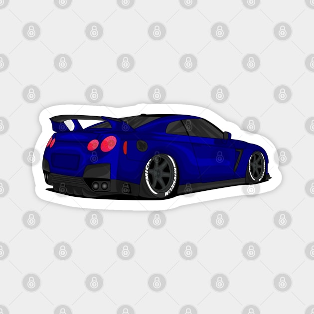 GTR NAVY Magnet by VENZ0LIC