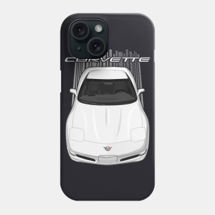 Corvette C5-white Phone Case