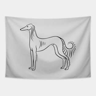 Standing Saluki Tapestry