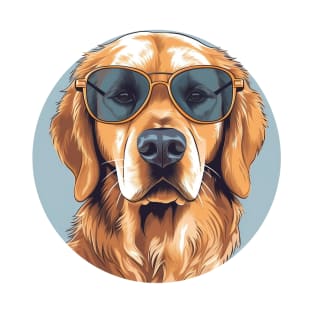 Golden Retriever Sunglasses T-Shirt