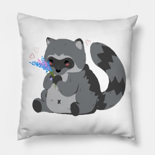 Cute Raccoon Pillow