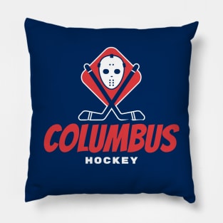 columbus blue jackets hockey Pillow