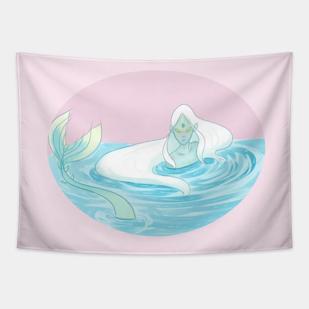 Pastel Mermaid Tapestry by Bittersweet_Glow