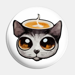 Coffee | Cat | Mug Pin