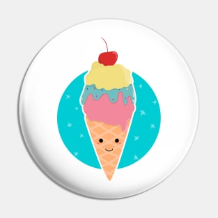 cute ice cream cone Pin