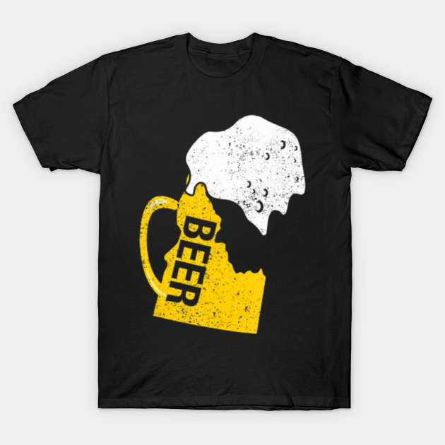 Funny Idaho Beer Mug T Shirt Beer Lover Gifts Dad - Funny Idaho Beer - T-Shirt
