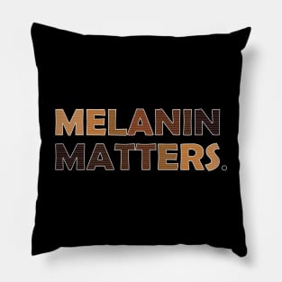 Black Lives Matter: Melanin Edition Pillow