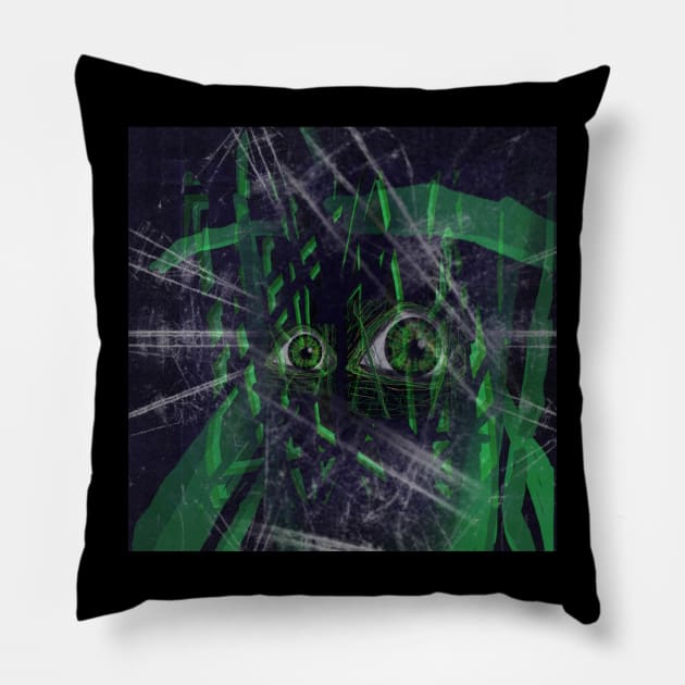 Jungle eyes Pillow by SuperDudes Superstore