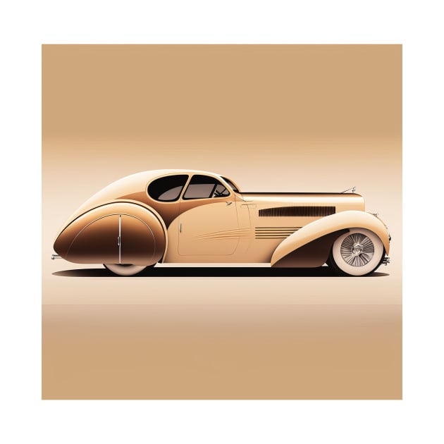 Art Deco Style Cars by TheArtfulAI