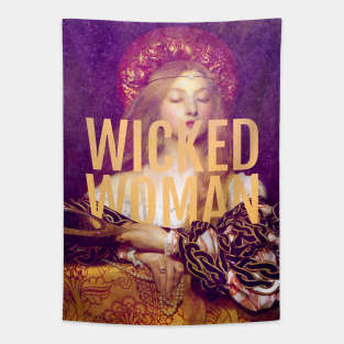 Wicked Woman Tapestry