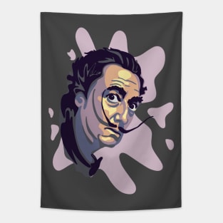 Salvador Dali Portrait Tapestry