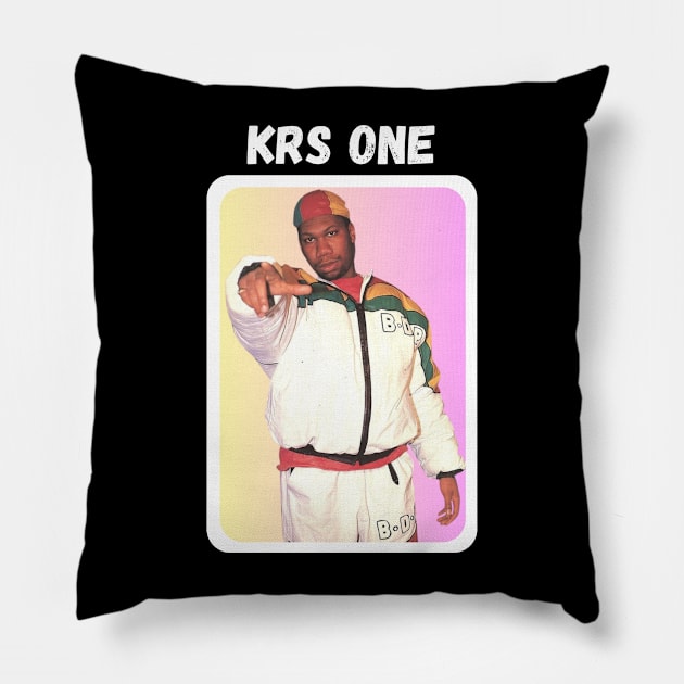 KRS one Pillow by Zby'p