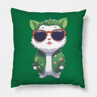 Kawaii Vegan Cat Pillow