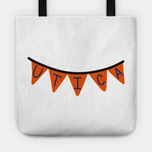 Utica Banner (orange) Tote