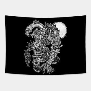 Animal bone world war II -Right Tapestry