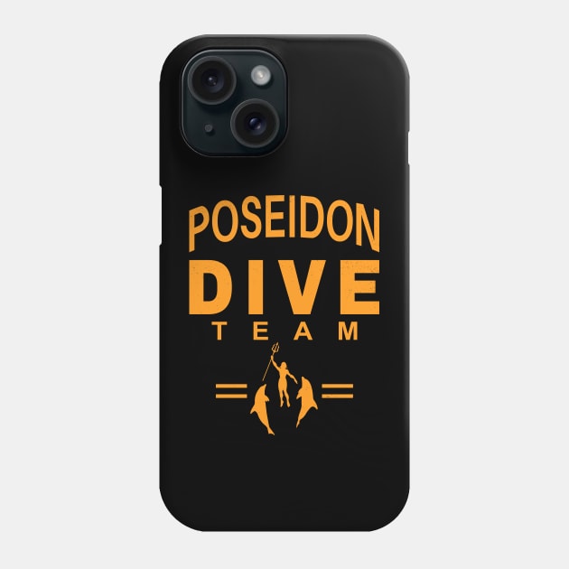 Poseidon Dive Team Phone Case by NicGrayTees