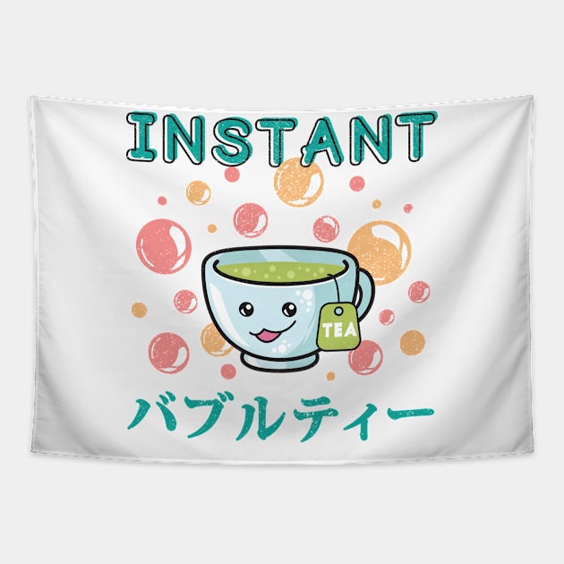 Instant Bubble Tea Tapestry by spacedowl