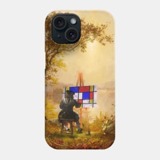 Authentic cubist landscape Phone Case