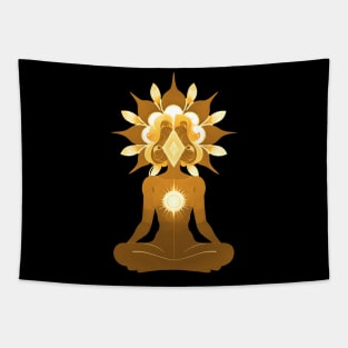 Aura Gold Meditation 04 Tapestry