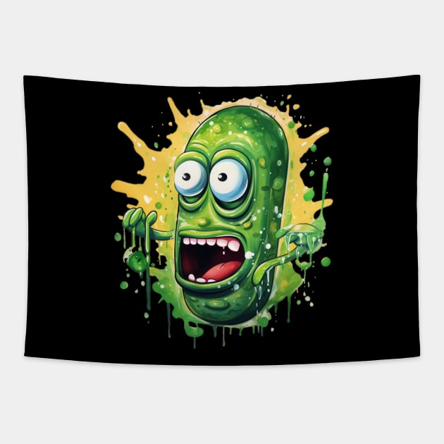 Screaming Pickle Tapestry by Jason's Finery