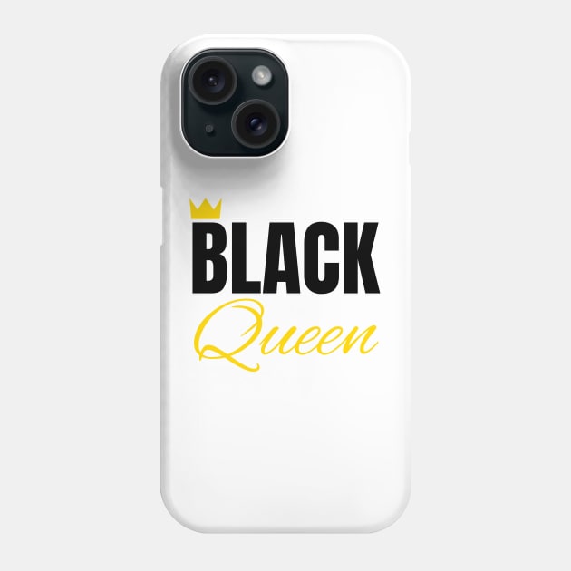 Black Queen, Black History, African American, for Black Women Phone Case by UrbanLifeApparel