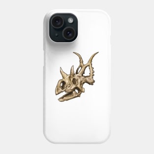 Dinosaur Skull Diabloceratops Sticker Phone Case