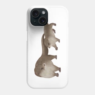 Two Eurasian Otters Phone Case