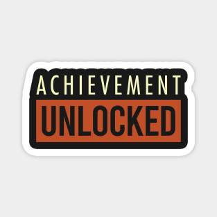 Graduation Saying Achievement Unlocked Magnet