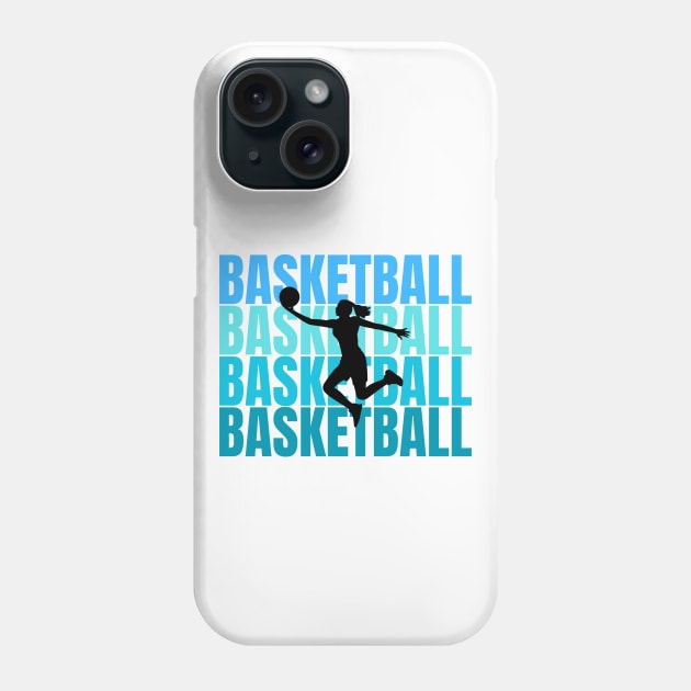 Basketball, Basketball, Basketball Phone Case by Hayden Mango Collective 