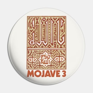 Mojave 3 †† Retro Style Fan Design Pin