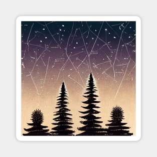 A sky full of stars at dusk Magnet