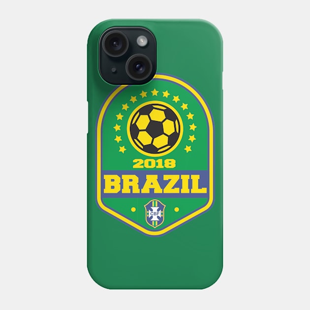 Team Brazil WC 2018! Phone Case by OffesniveLine